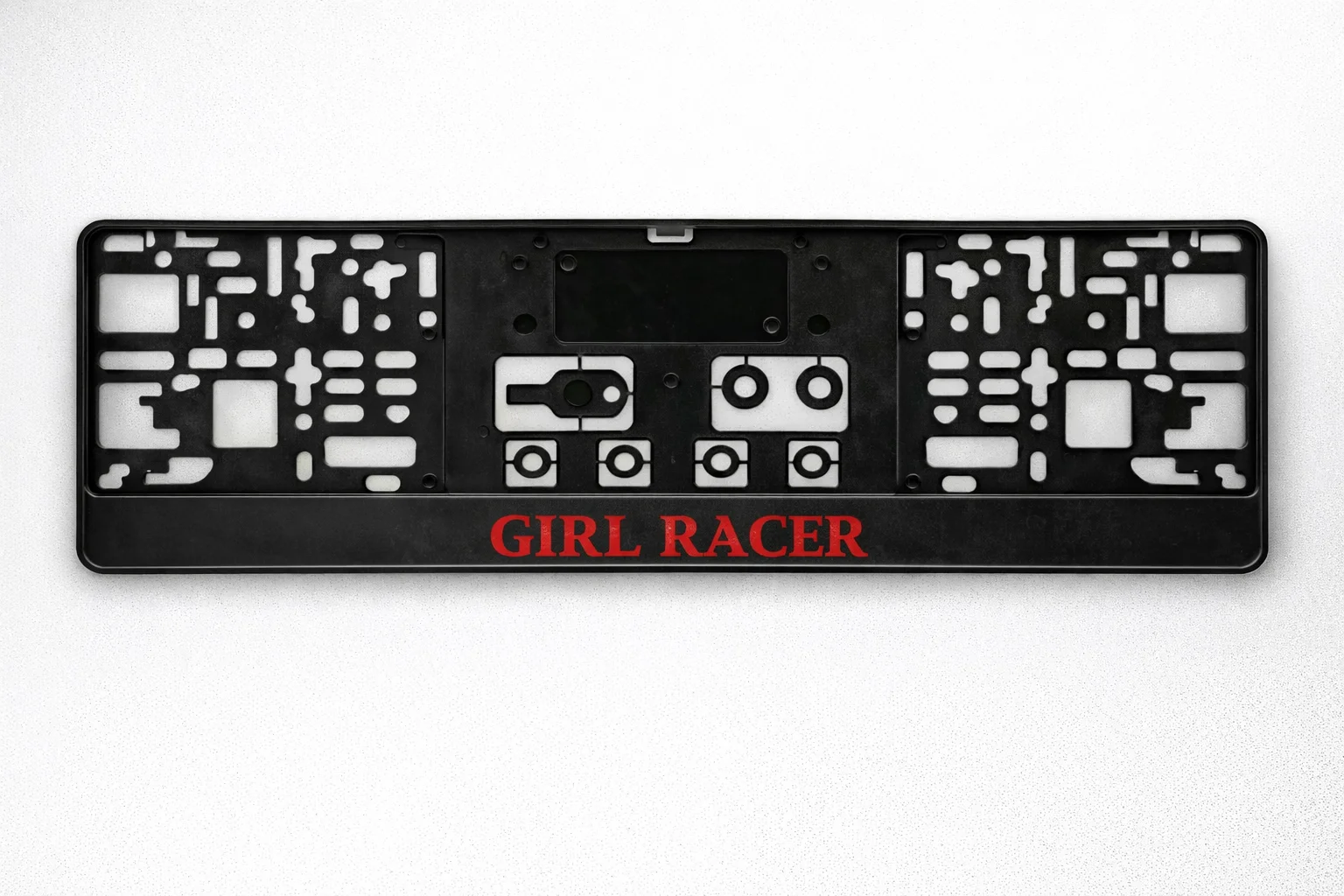 Рамка с надпис "Girl Racer"